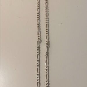 Silver Figaro Chain Necklace
